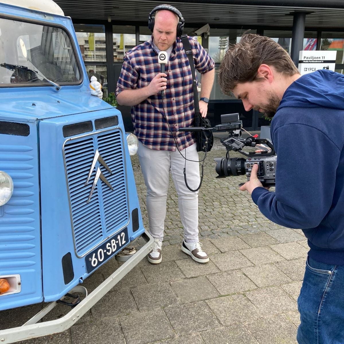 Roland Tameling bij de klassieke Type H. Roland Tameling bij de klassieke Type H.