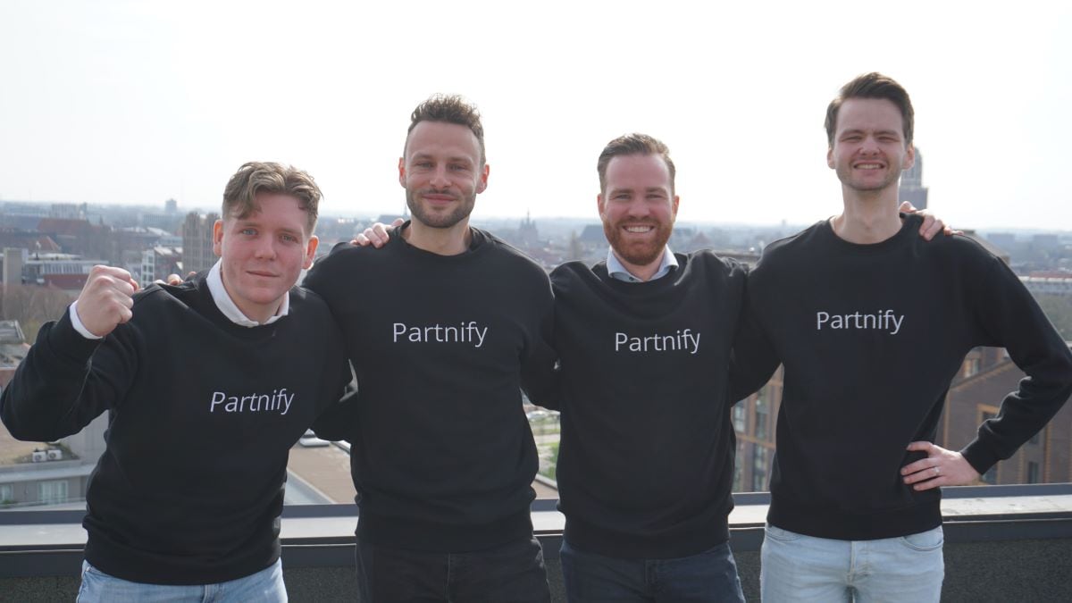 Het team van Partnify. Foto: Partnify Het team van Partnify. Foto: Partnify