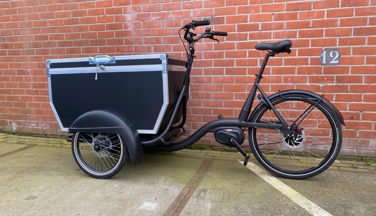 SociBike Cargo met flightcase SociBike Cargo met flightcase Foto: SociBike