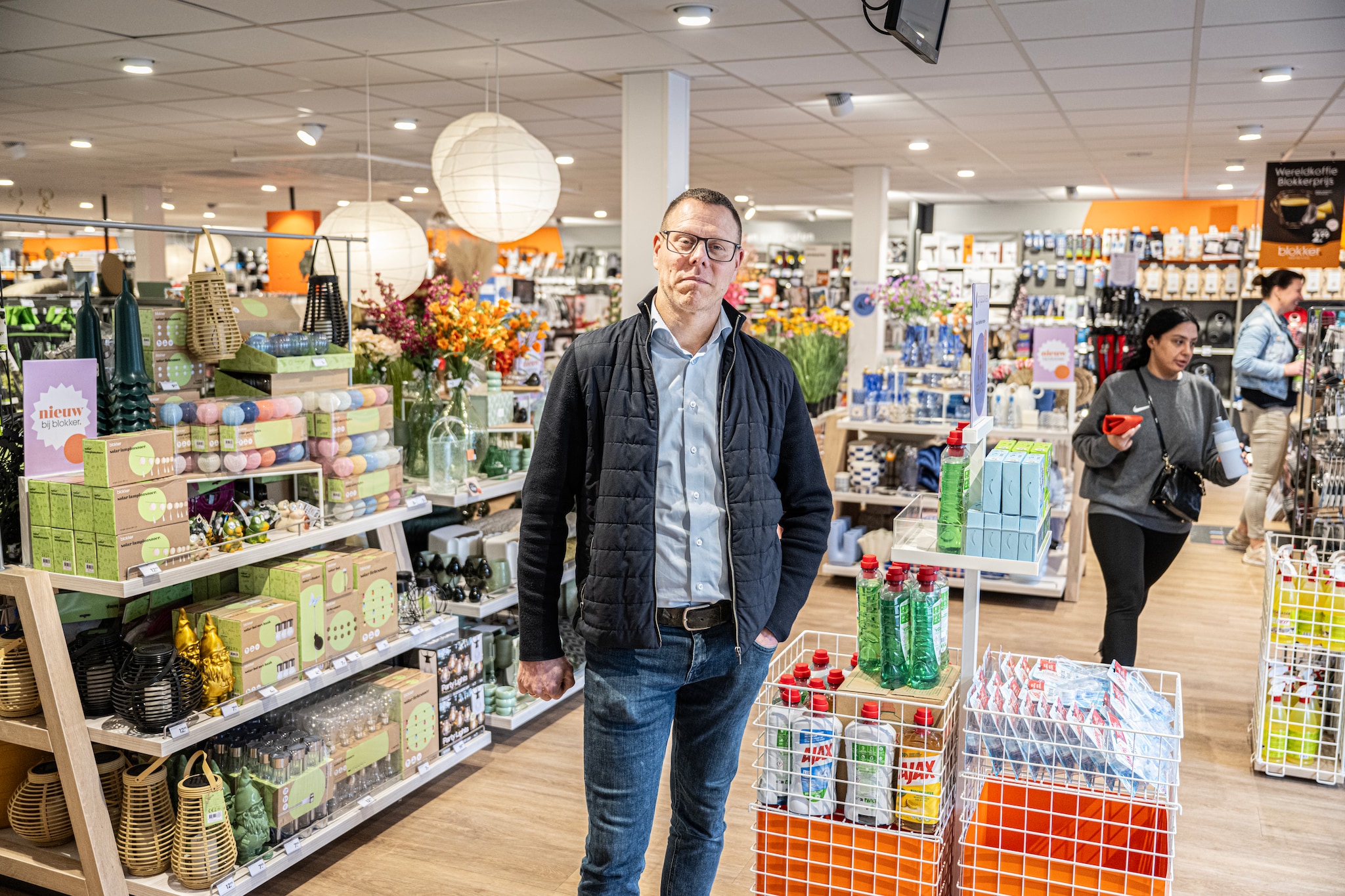 Carlo Thijssen in zijn Blokker. Carlo Thijssen in zijn Blokker. Foto: Koen Verheijden
