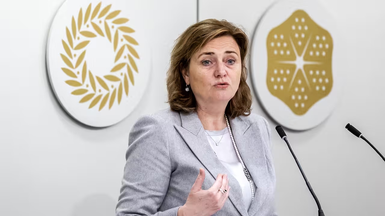 Karien van Gennip, demissionair minister van Sociale Zaken en Werkgelegenheid. Karien van Gennip, demissionair minister van Sociale Zaken en Werkgelegenheid Foto: ANP