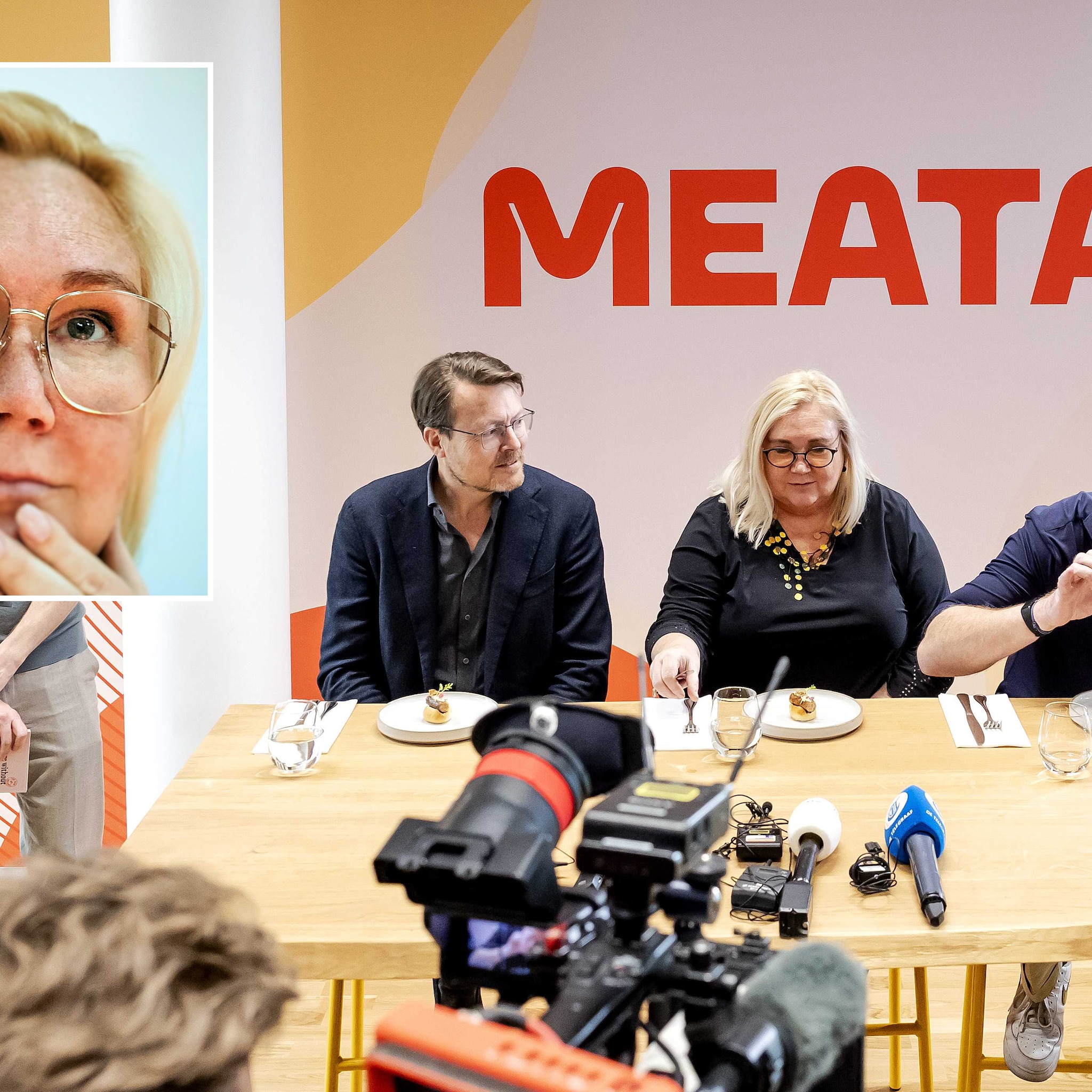 kweekvleeskoningin ira van eelen proeft eerste worstje oprecht heel lekker