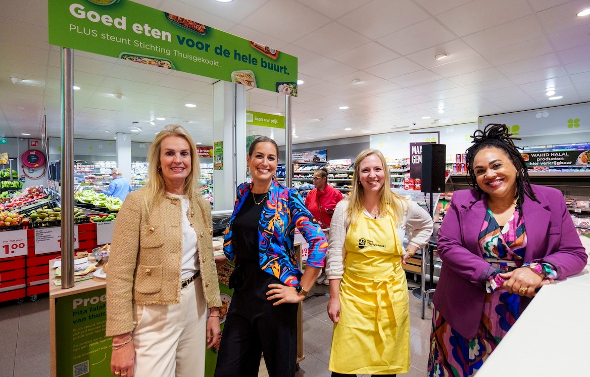 Eén van de partnerships die Stichting Thuisbezorgd nu heeft, is met PLUS Retail. Eén van de partnerships die Stichting Thuisbezorgd nu heeft, is met PLUS Retail