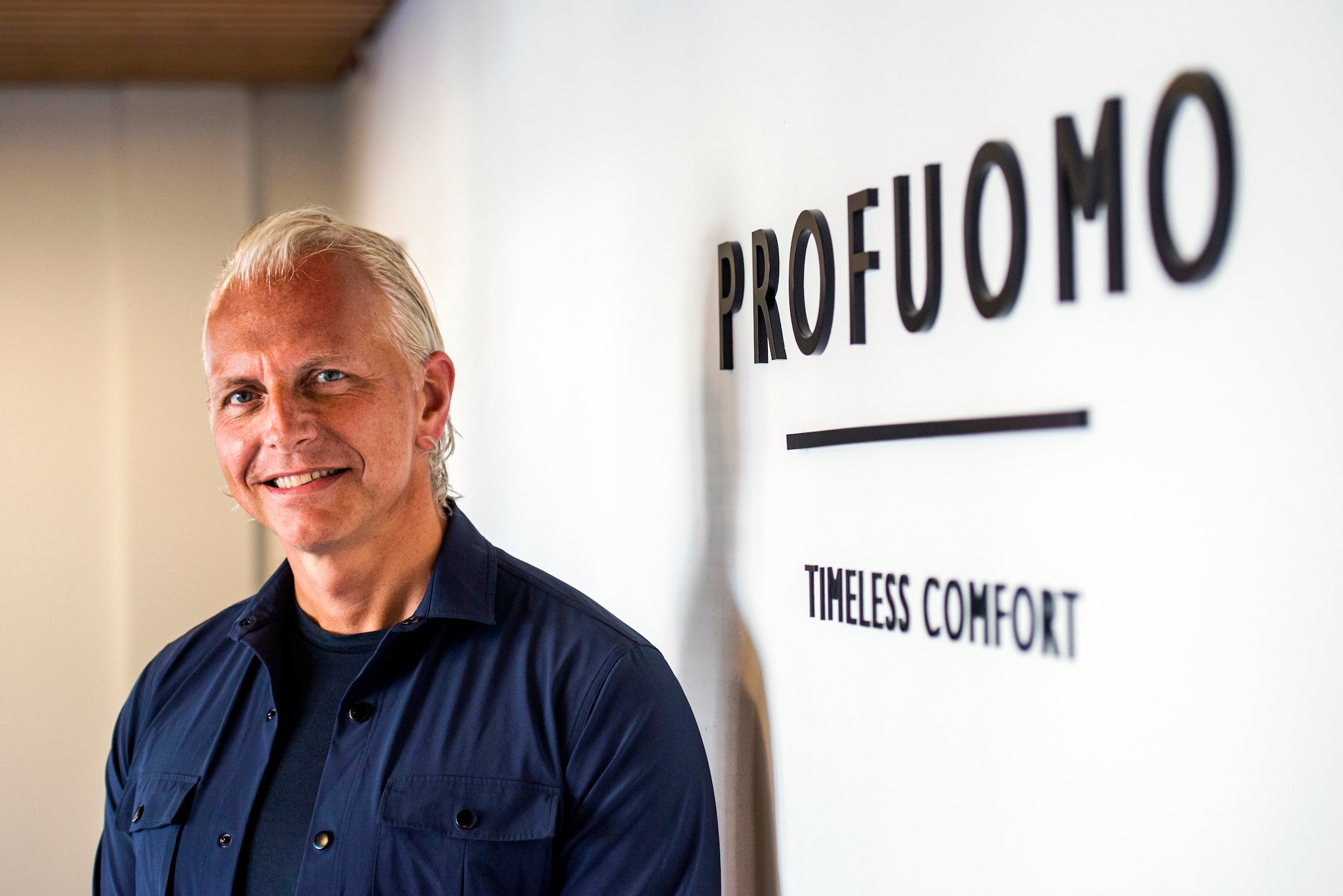 Harry van der Zee, ceo van het Rotterdamse mannenmodemerk Profuomo.