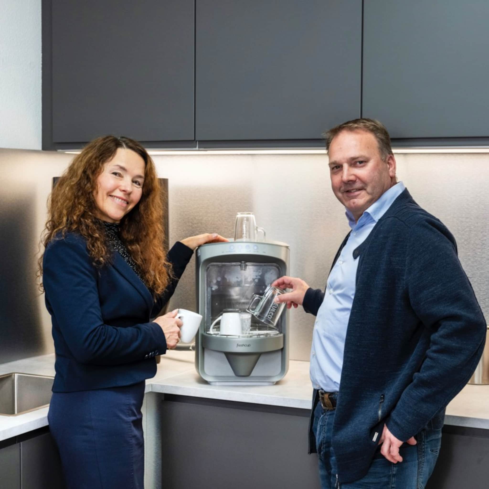 met freshcup voorkom je een aanrecht vol vieze koffiebekers