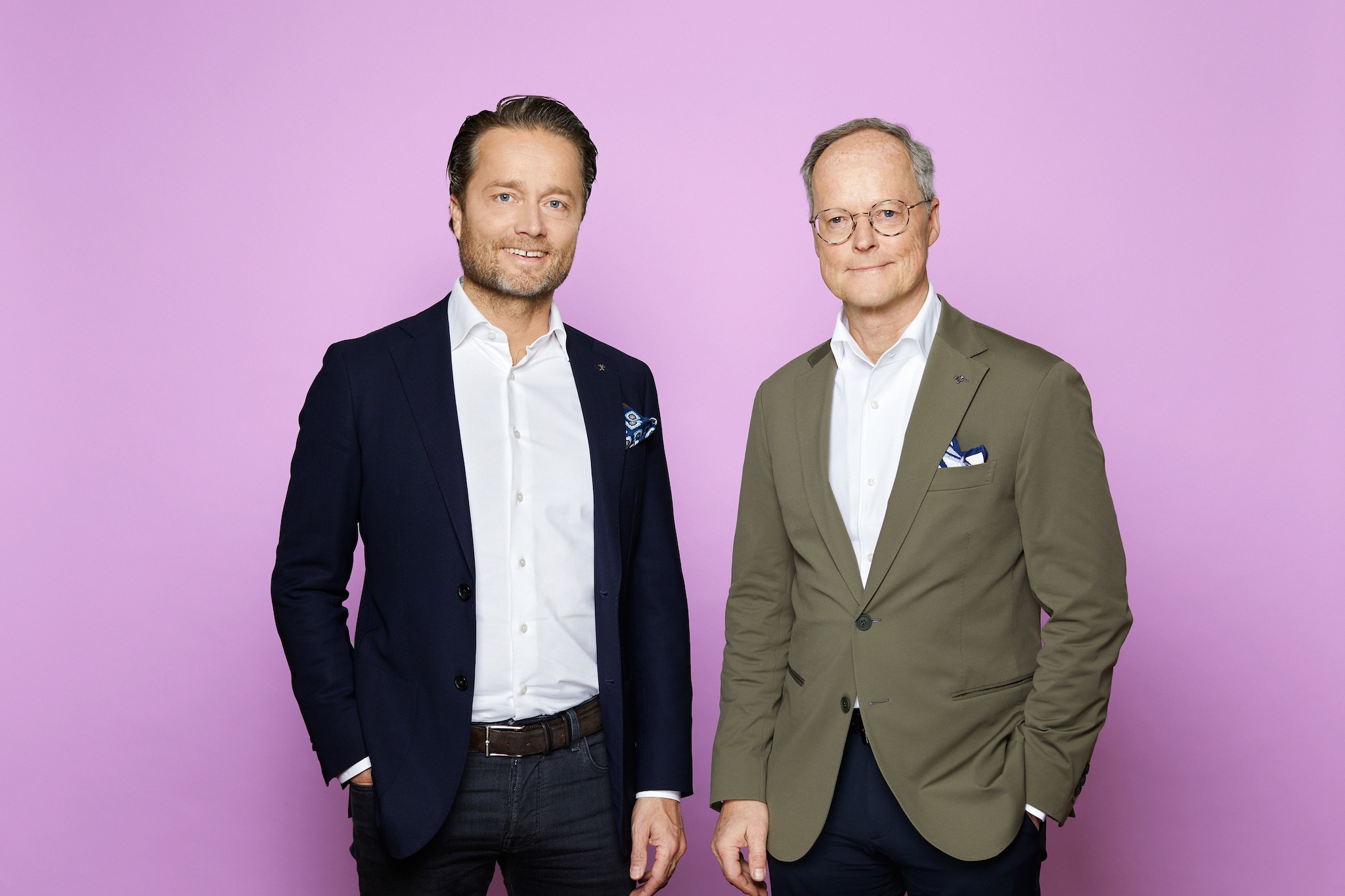 Neef Tom Goedmakers (l) is de huidige ceo van Vebego, oom Ronald Goedmakers verlaat de dagelijkse leiding van het facilitaire concern. Foto: Vebego Neef Tom Goedmakers (l) is de huidige ceo van Vebego, oom Ronald Goedmakers verlaat de dagelijkse leiding van het facilitaire concern. Foto: Vebego