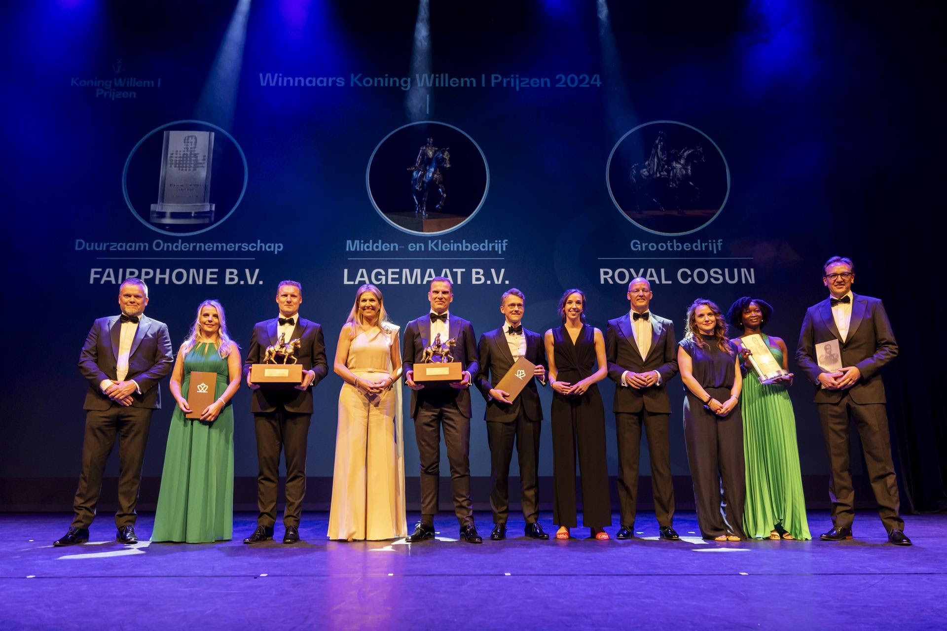 De winnaars van de Koning Willem I prijzen PR