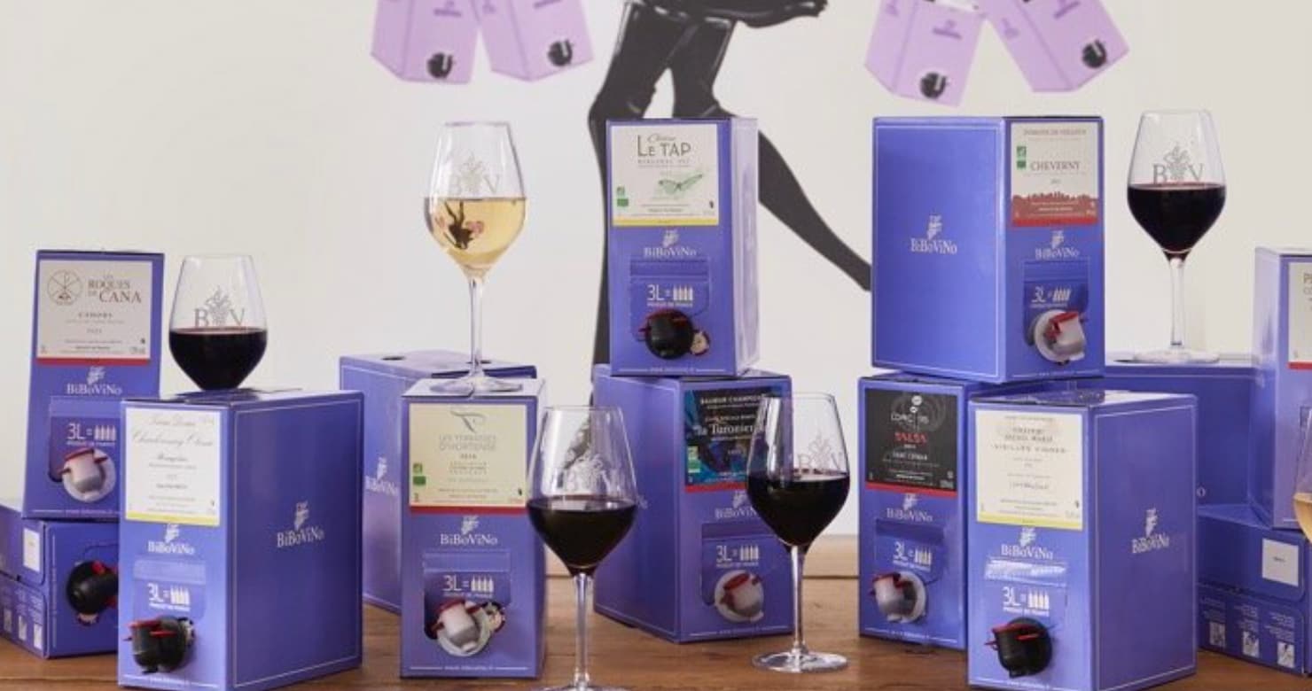 Wijn uit dozen van BiBoVino. Foto: BiBoVino Wijn uit dozen van BiBoVino. Foto: BiBoVino