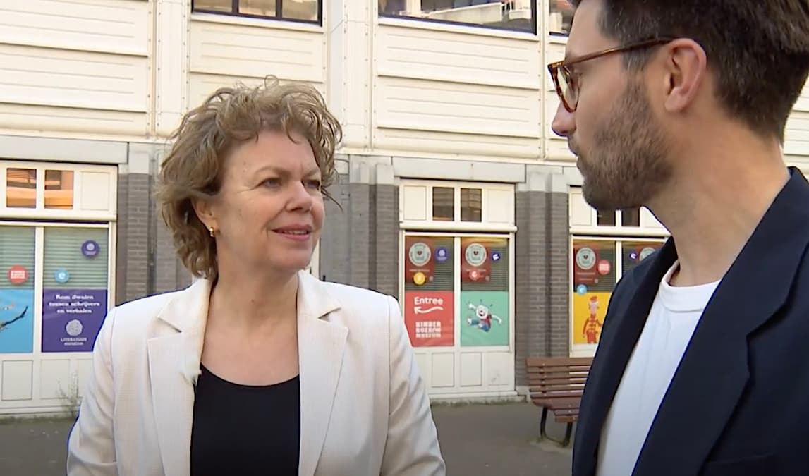Ingrid Tijssen van VNO-NCW in gesprek met Jonathan van noord van De Ondernemer. Ingrid Tijssen van VNO-NCW in gesprek met Jonathan van noord van De Ondernemer.