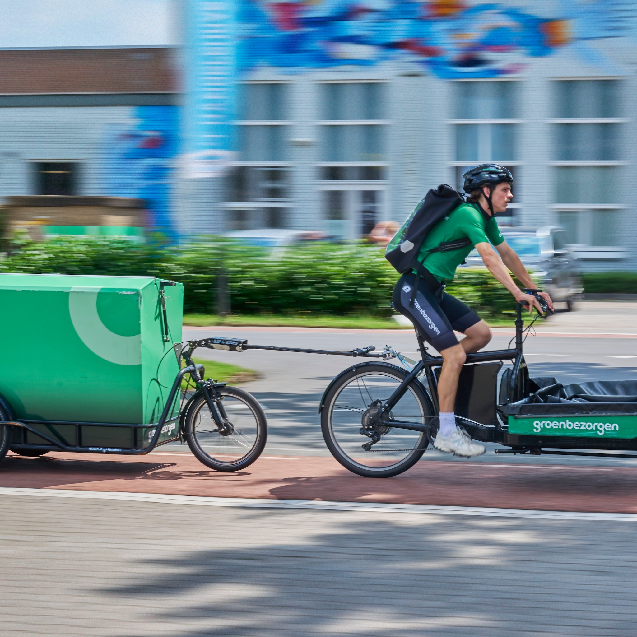 fietskoerier paketten groenbezorgen ruud alofs uden