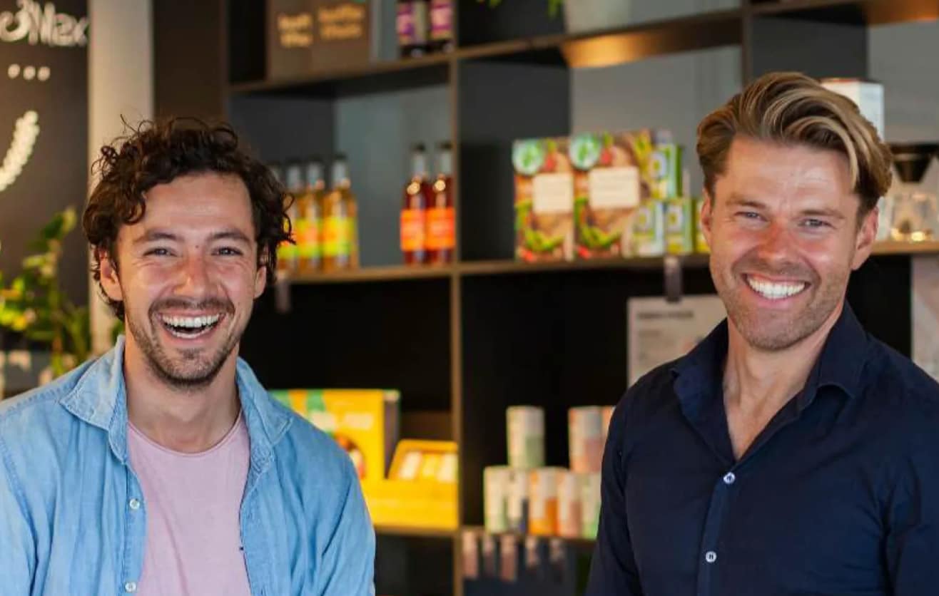 Mike Pietersz en Galtjo Beek, de founders van CanCanteen. Eigen Beeld. Eigen beeld. Mike Pietersz en Galtjo Beek, de founders van CanCanteen.