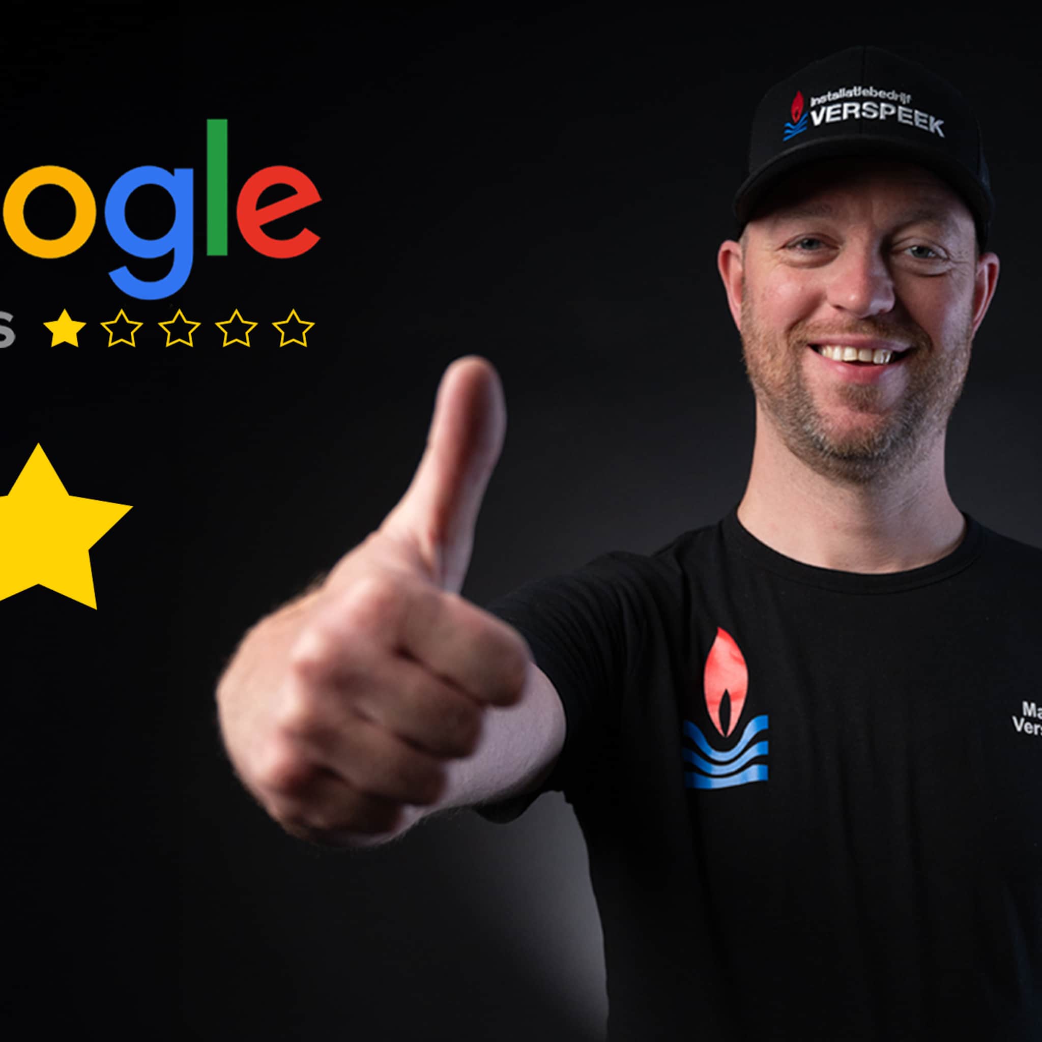 martijn verspeek installatiebedrijf reviews google ster