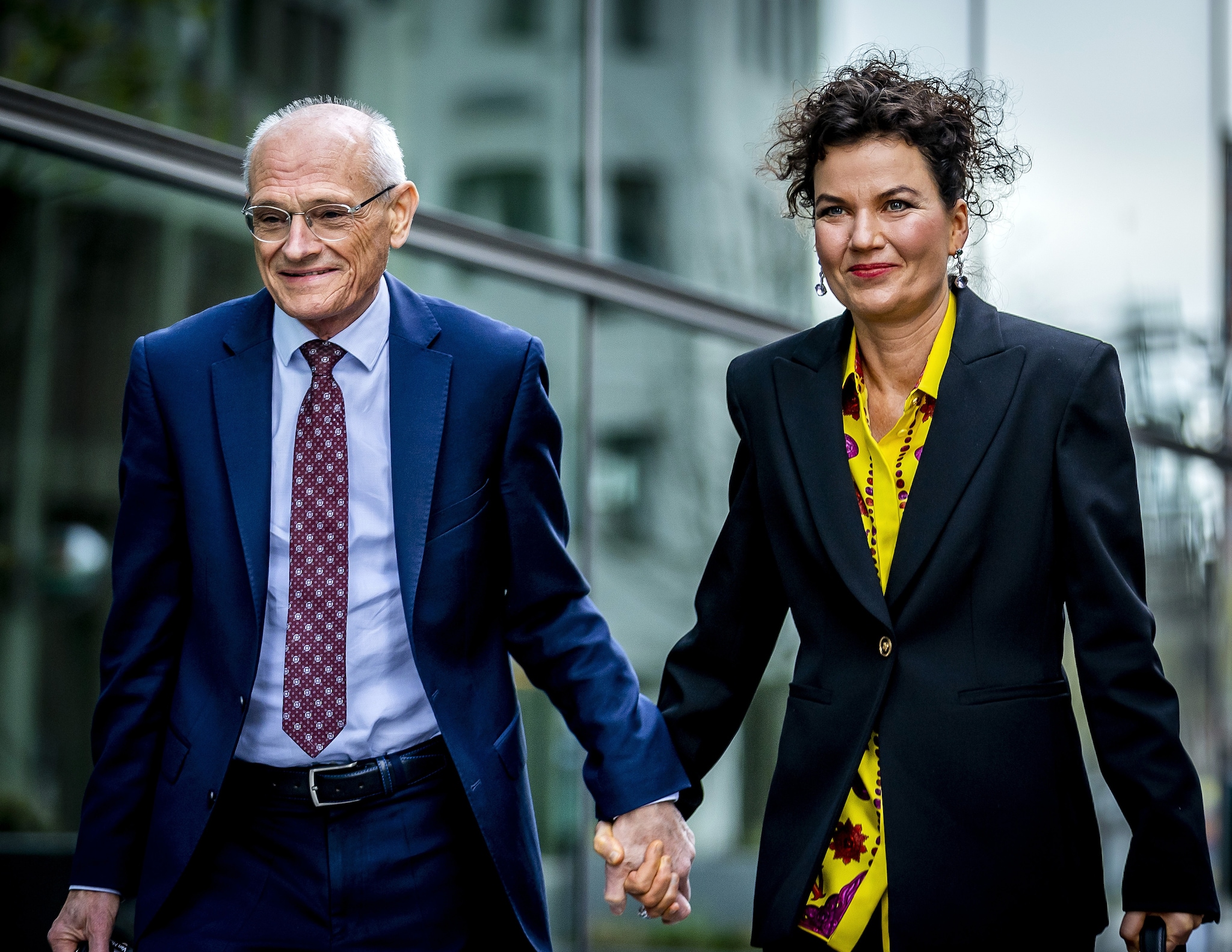 Gerard Sanderink met zijn vrouw Rian van Rijbroek. Foto: ANP Gerard Sanderink met zijn vrouw Rian van Rijbroek. Foto: ANP