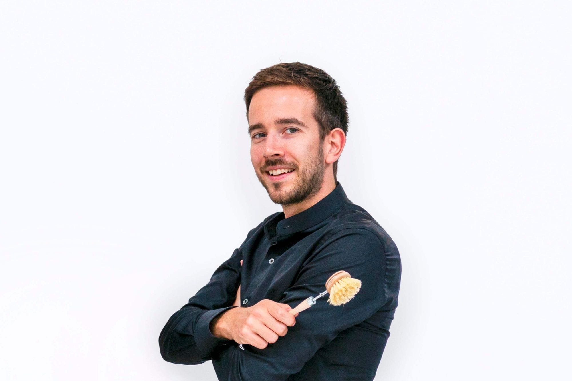 Seepje-oprichter Jasker Gabriëlse is pas blij wanneer alle was- en poetsgiganten ook schone zeep maken. Beeld: Seepje Seepje-oprichter Jasker Gabriëlse is pas blij wanneer alle was- en poetsgiganten ook schone zeep maken. Beeld: Seepje