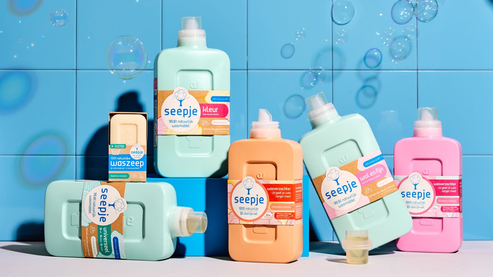 Seepje streeft naar 100 procent natuurlijke ingrediënten. Beeld: Seepje Seepje streeft naar 100 procent natuurlijke ingrediënten. Beeld: Seepje