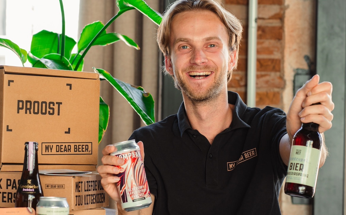 Lennard Terlouw, oprichter My Dear Beer. Opscheppers | Oprichter Lennard Terlouw