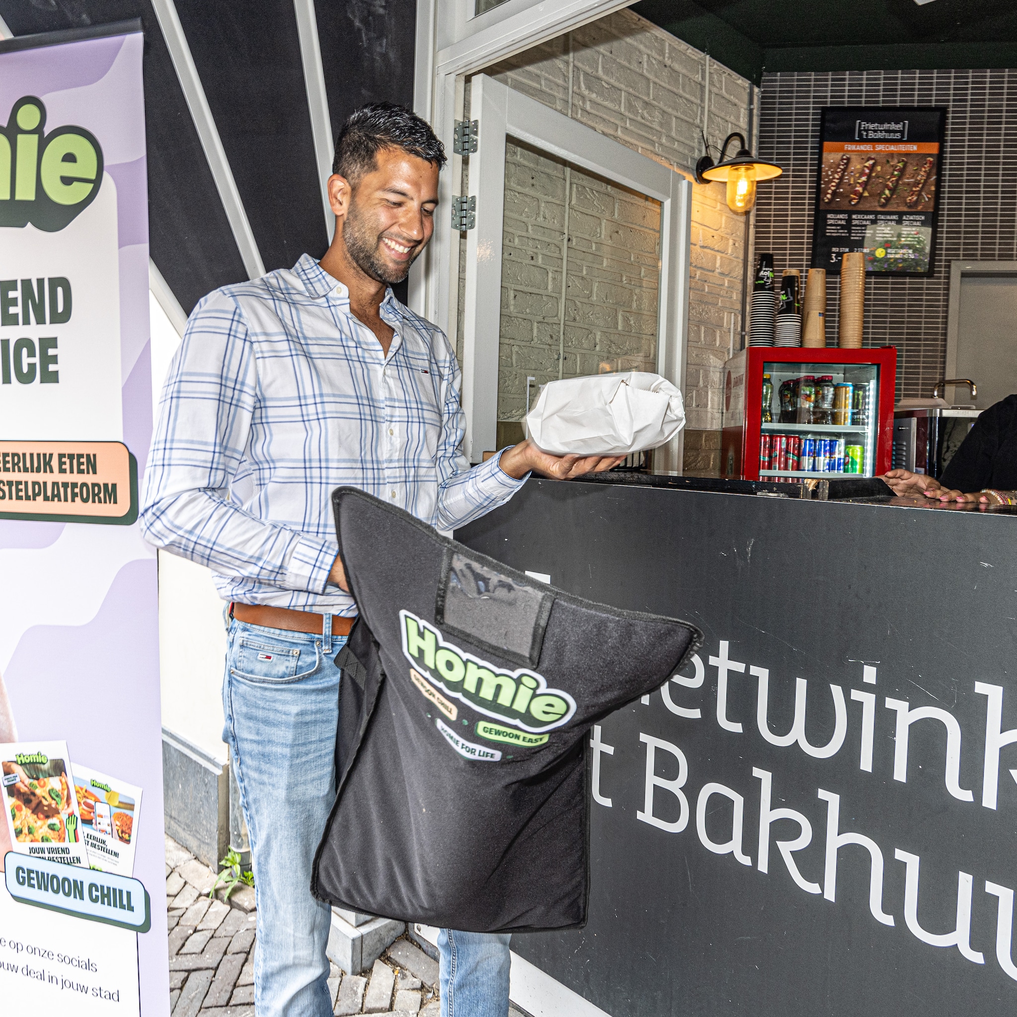 homie zwolle eet thuisbezorgd bezorgplatform narayan de with