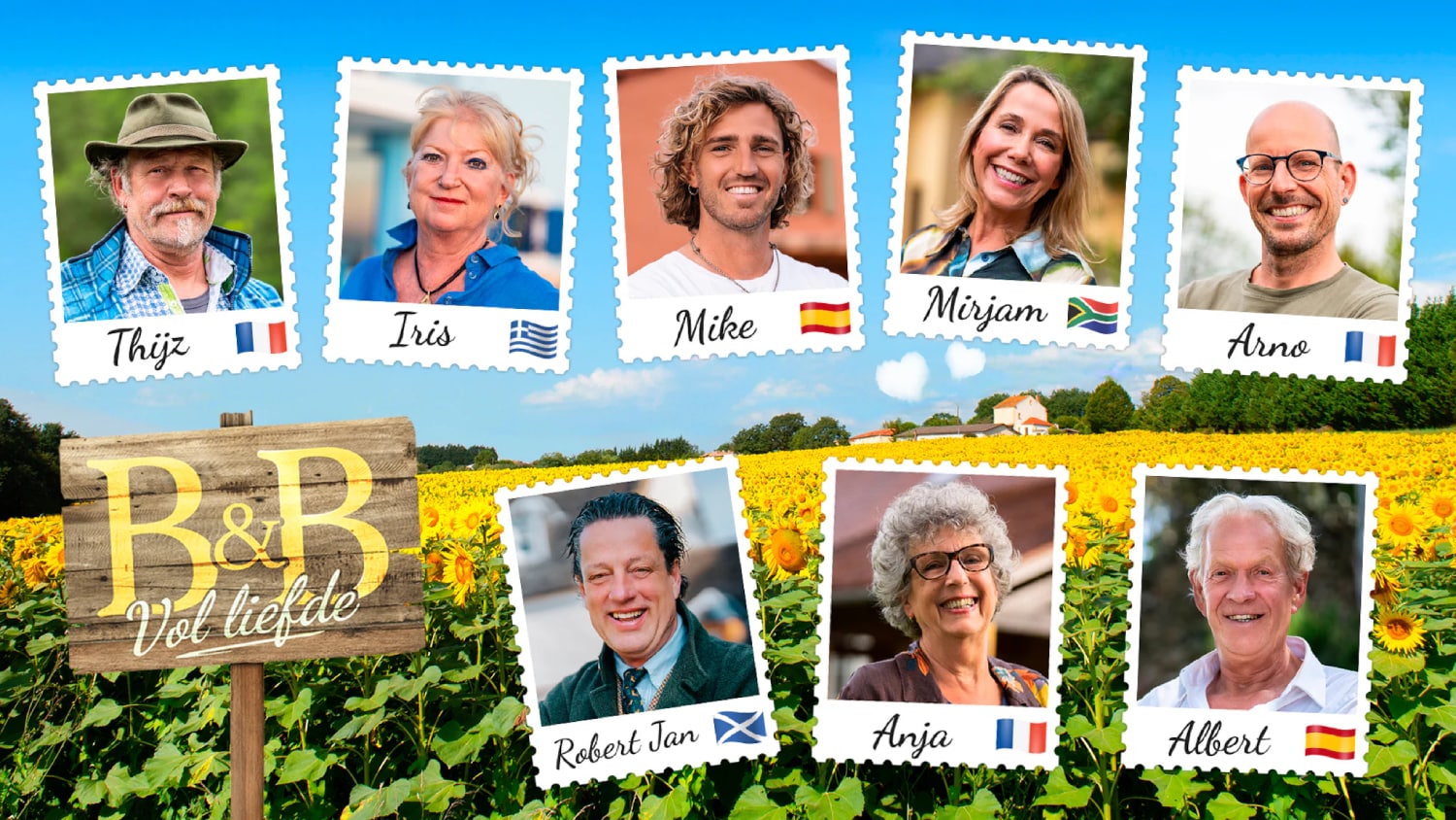 De deelnemers van B&amp;B Vol Liefde 2024 De deelnemers van B&amp;B Vol Liefde 2024 Foto: RTL