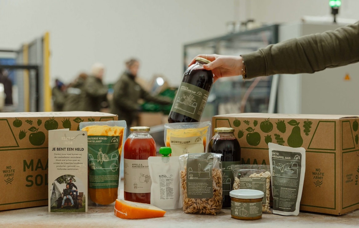 De maaltijdboxen van No Waste Army. Beeld: No Waste Army No Waste Army | Maaltijdboxen