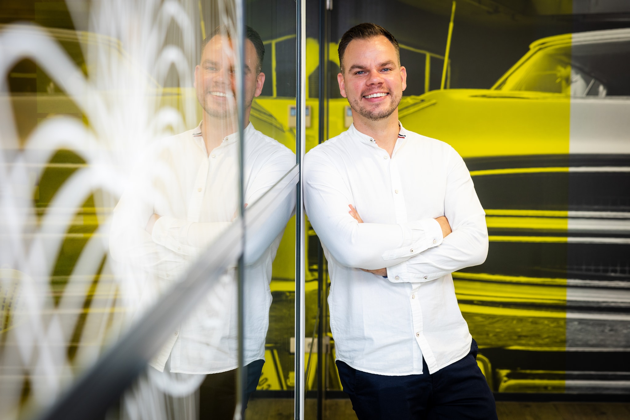 Mark Bos bij Mcart Jeffrey Groeneweg