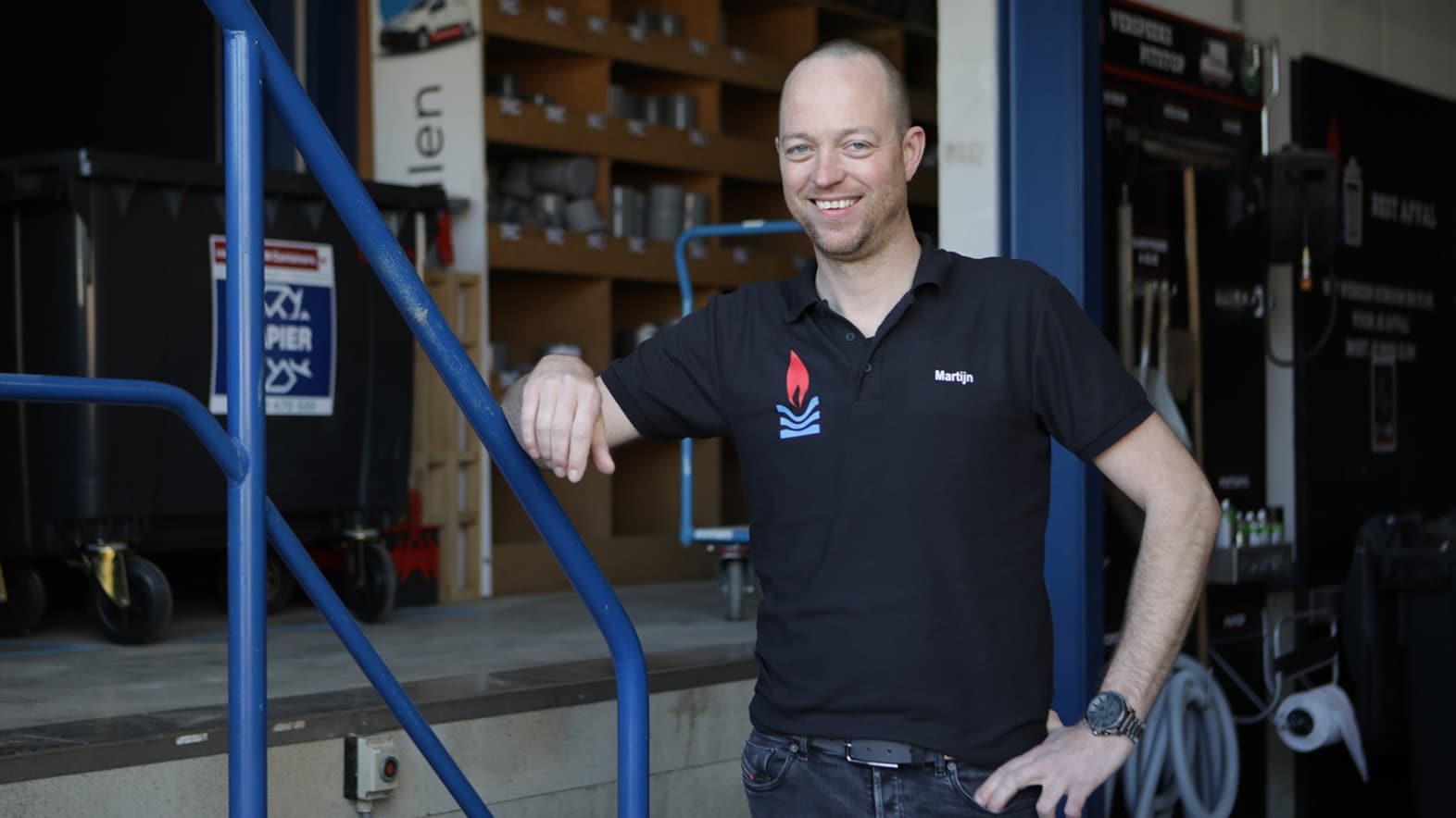 Martijn Verspeek, eigenaar van Installatiebedrijf Verspeek en blogger bij De Ondernemer. Beeld: Edwin Weers Fotografie. Ondernemer Martijn Verspeek, eigenaar van Installatiebedrijf Verspeek. Foto: Edwin Weers.
