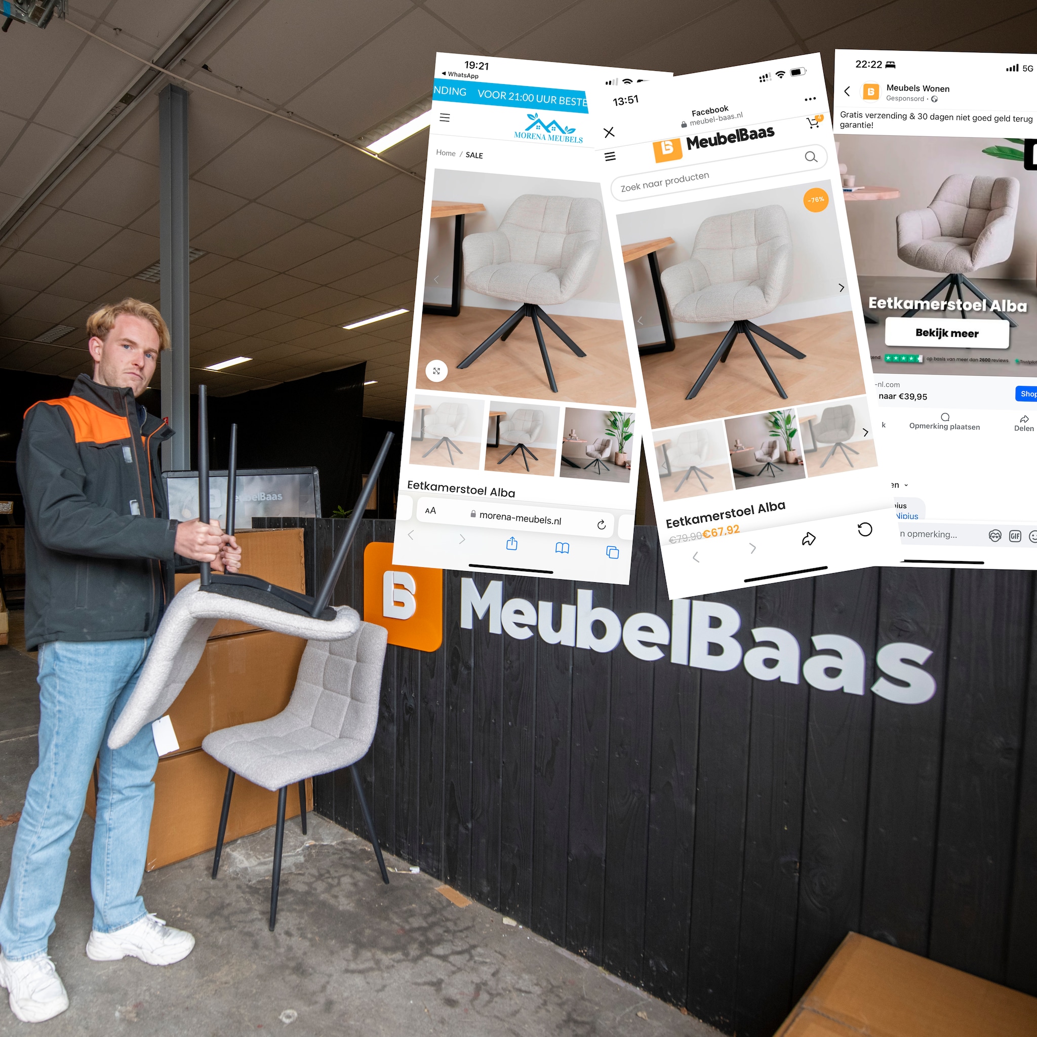 meubelbaas apeldoorn nepsite bestelling niet geleverd oplichting