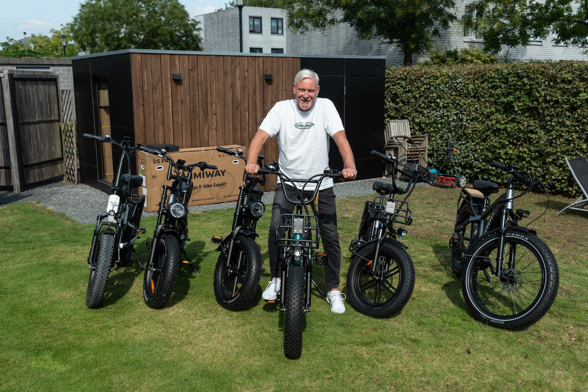 Ruud Elbers, eigenaar van Fatbike Mania Ruud Elbers, eigenaar van Fatbike Mania Foto: Cees Wouda