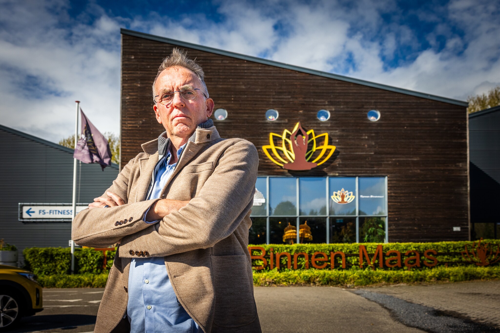 Freek Naaktgeboren bij Thermen Binnenmaas. Freek Naaktgeboren bij Thermen Binnenmaas. Foto: Jeffrey Groeneweg