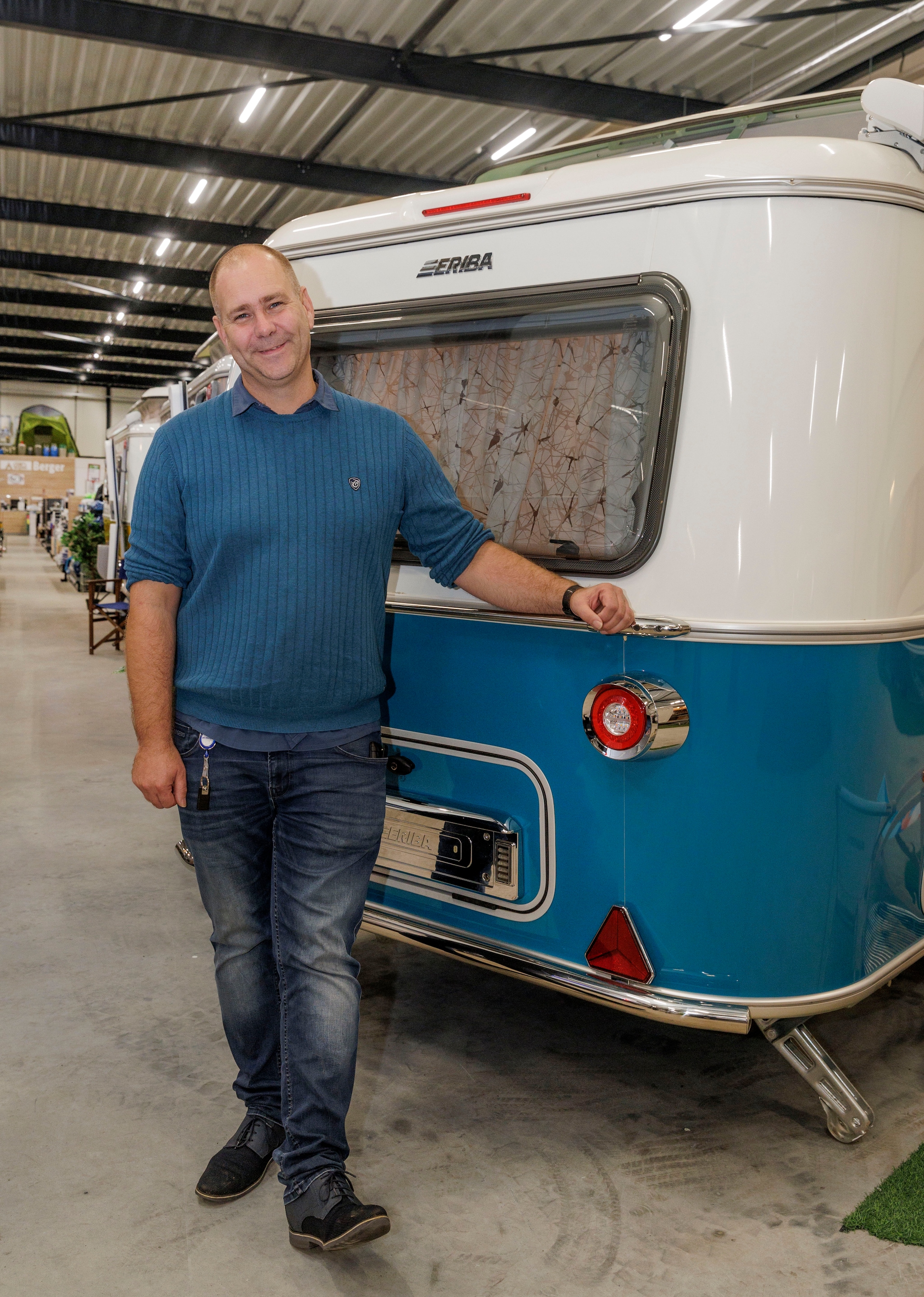 Ruud Davids, directeur ACB Caravans. Ruud Davids, directeur ACB Caravans. Foto: AD/Marco Okhuizen.