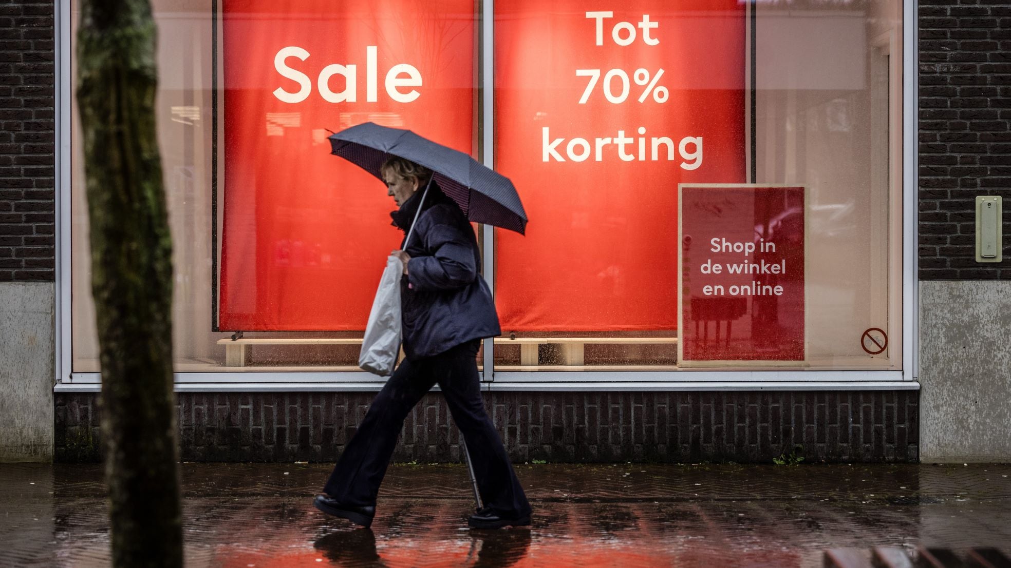 Winkelstraat in Waalwijk. Foto: ANP