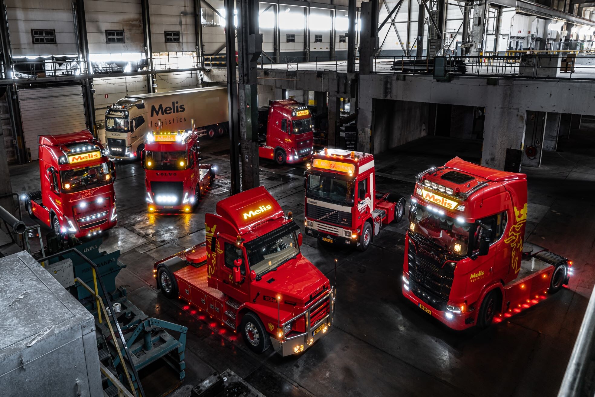 De trucks van Melis. Foto: Melis