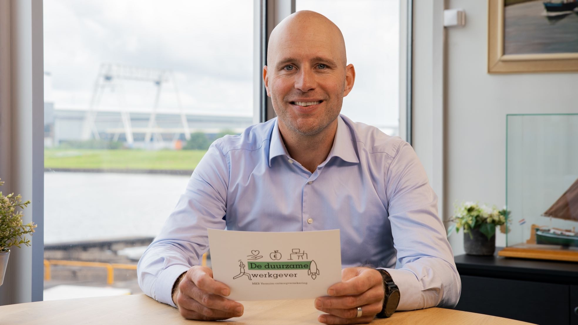 Ron Nieuwenhuijsen is mede-eigenaar van Nieuwenhuijsen Scheepsbouw. Foto: a.s.r. Ron Nieuwenhuijsen is mede-eigenaar van Nieuwenhuijsen Scheepsbouw. Foto: a.s.r.