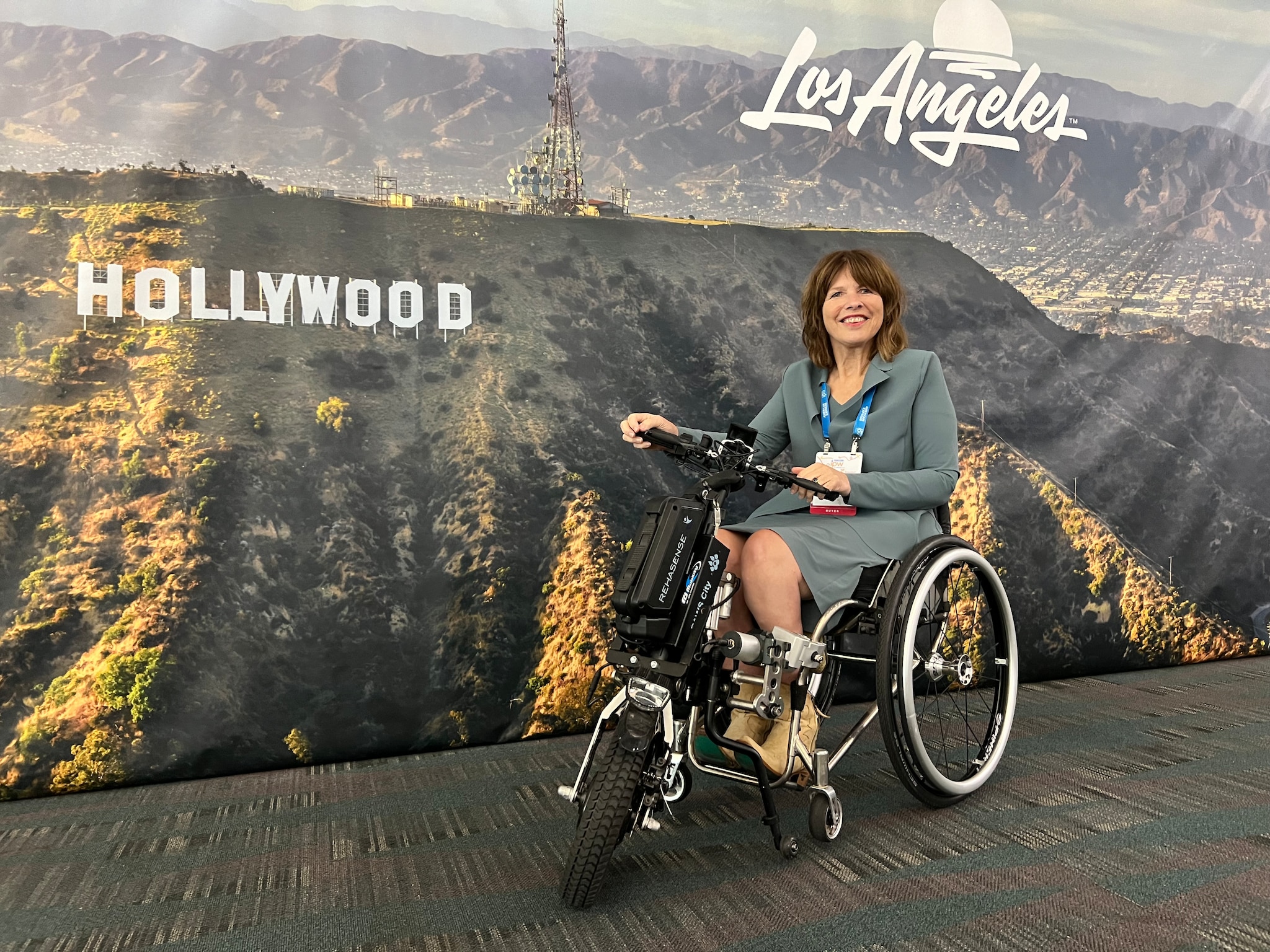 Gerda van ’t Land bezocht onlangs nog een reisbeurs in Los Angeles. Gerda van ’t Land bezocht onlangs nog een reisbeurs in Los Angeles (eigen foto).