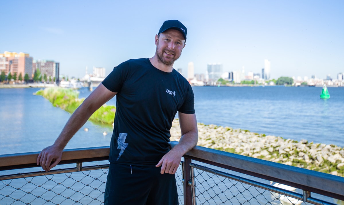 Perry Bakker van EPICinderunning Perry Bakker Foto: EPICinderunning
