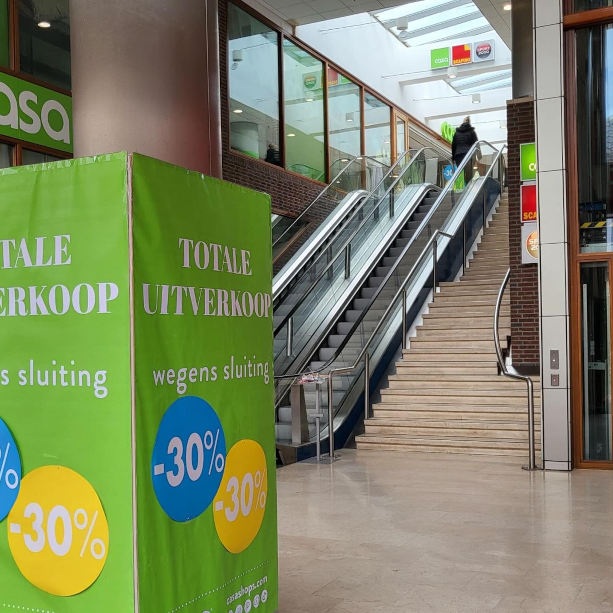 casa woonwinkel sluiting personeel crisis