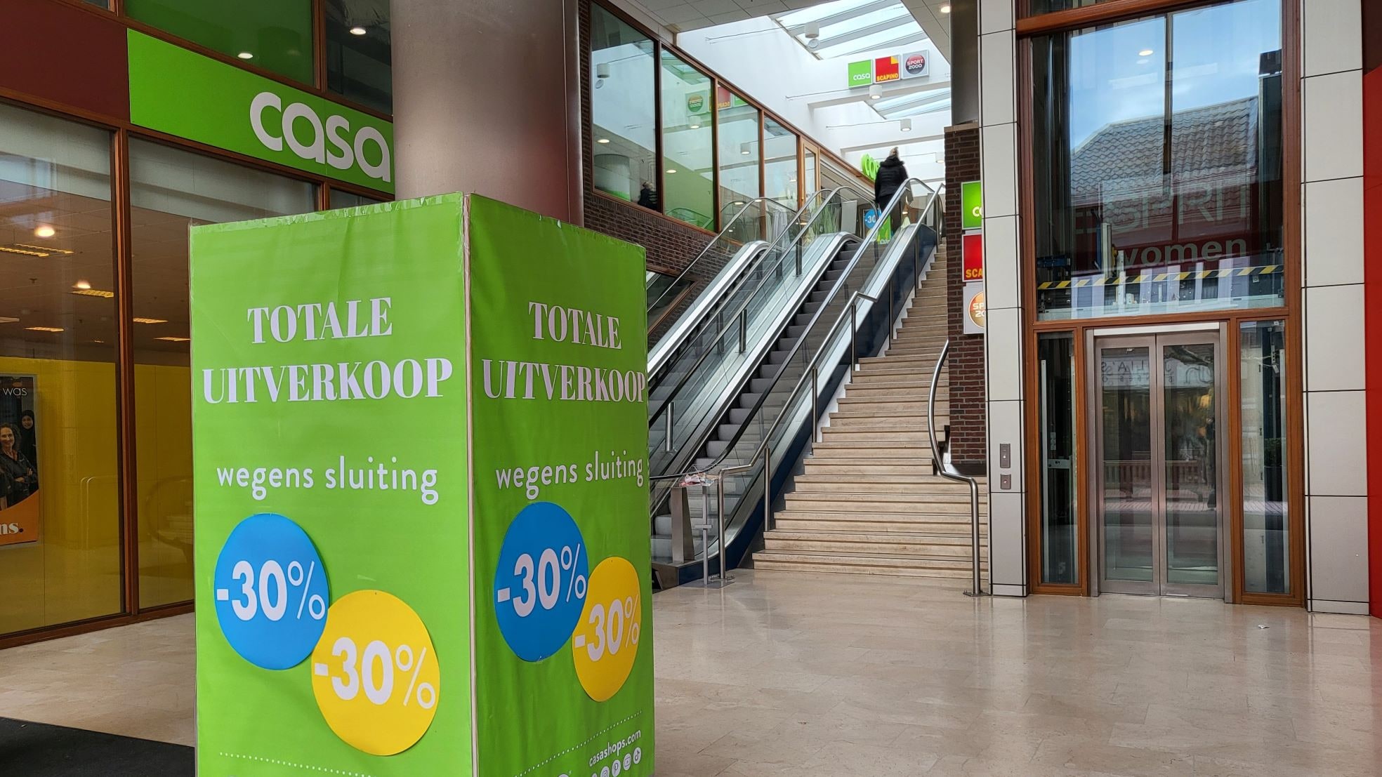 De Casa-winkel in Helmond sloot eerder dit jaar de deuren. De Casa-winkel in Helmond sloot eerder dit jaar de deuren. Foto: ANP