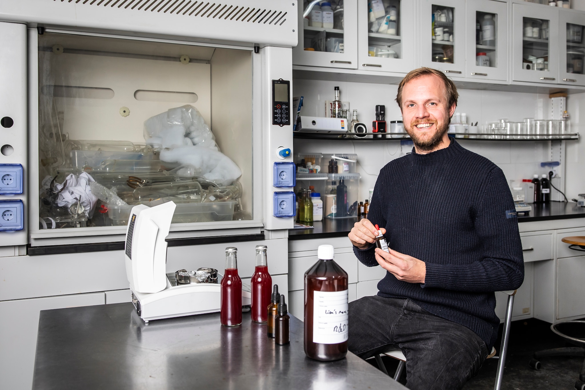 Tim de Hoon van House of Chi heeft een nieuwe frisdrank op de markt gebracht. Foto: Dingena Mol DinTim de Hoon van House of Chi heeft een nieuwe frisdrank op de markt gebracht. Foto: Dingena Mol.