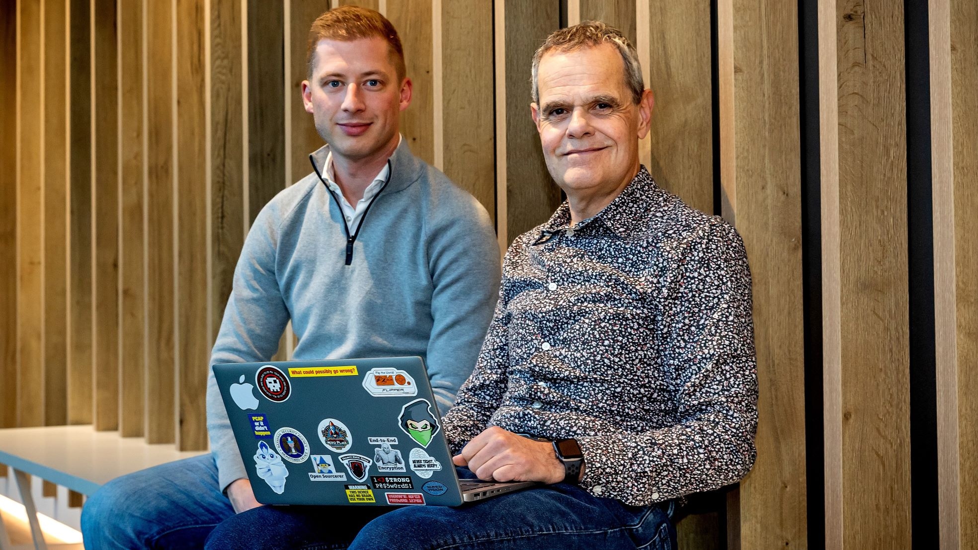 Vincent Leussink en Erwin Sprengers. Vincent Leussink en Erwin Sprengers. Foto: Bart Hoogveld