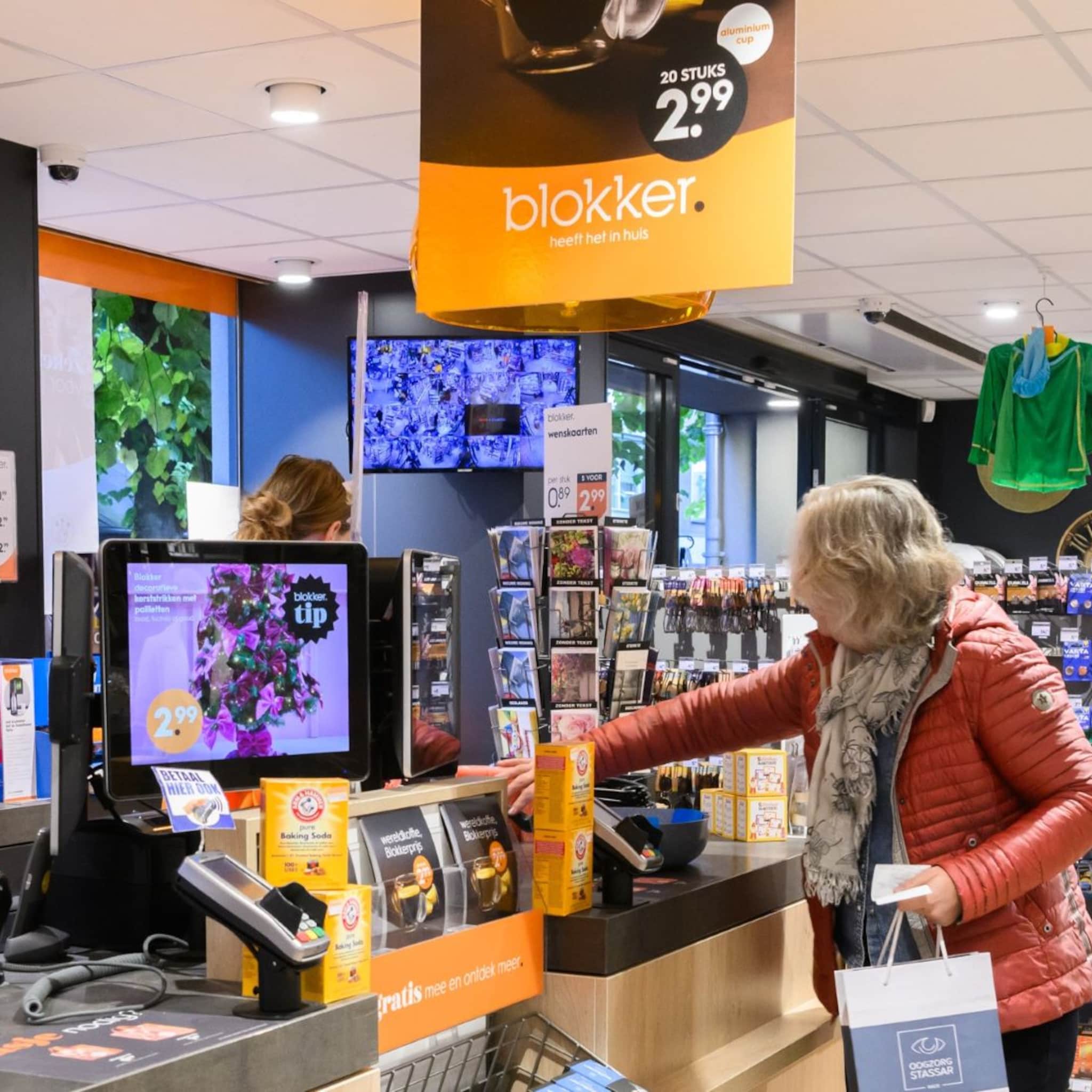 blokker uitverkoop faillissement winkelstraat