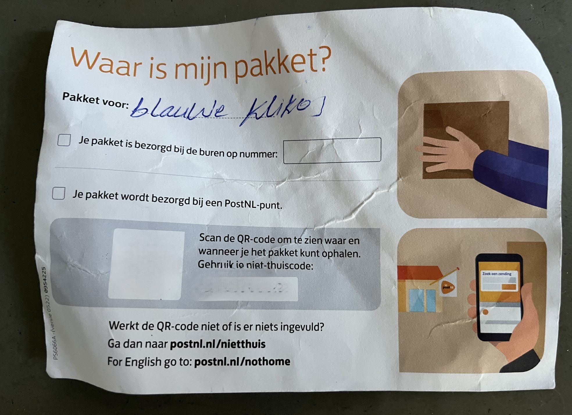 In de blauwe kliko. Fenna de Man