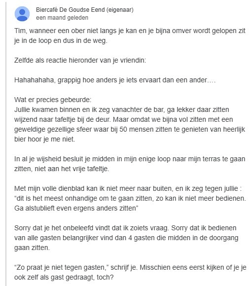 Screenshot Google Reviews