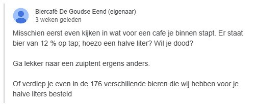Screenshot Google Reviews