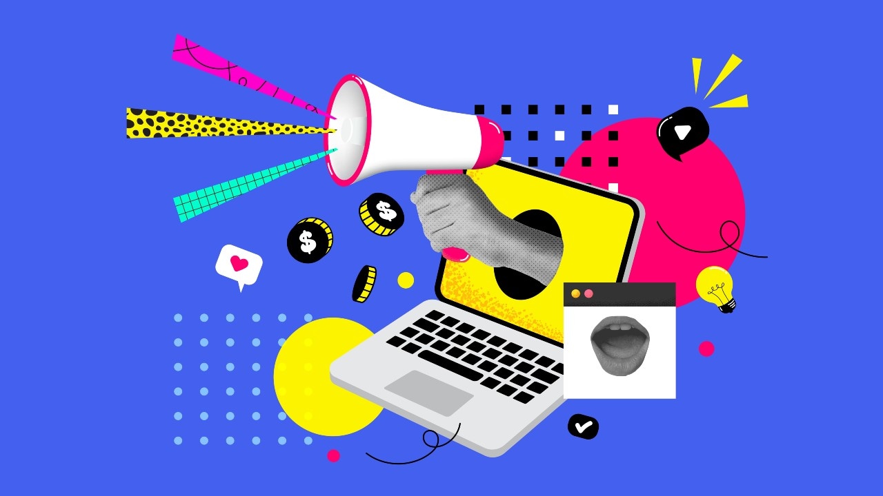Media-aandacht, spread the word. Afbeelding: Shutterstock.