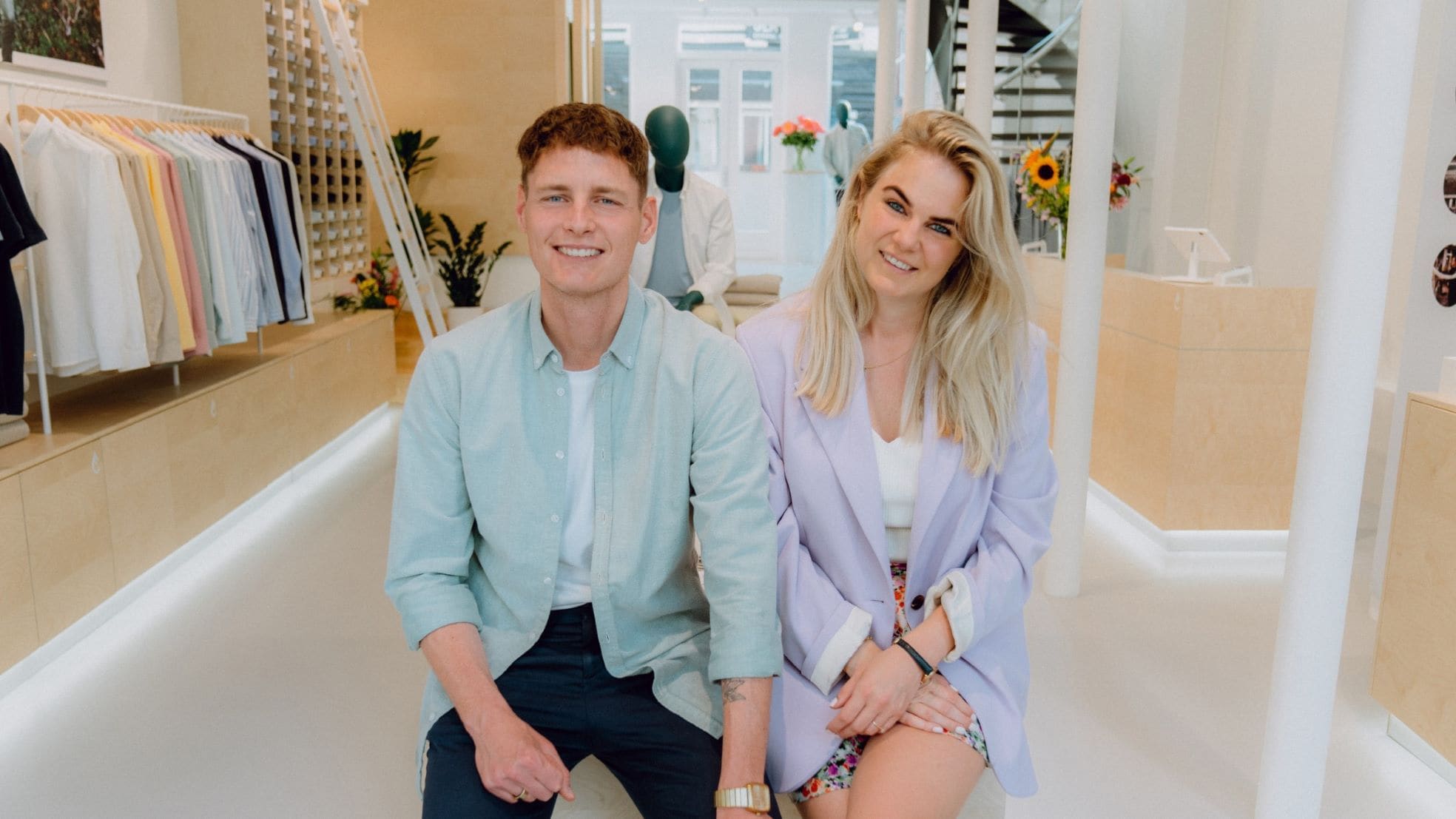 Lotte Vink en Kasper Brandi Petersen, eigenaars van LABFRESH. LABFRESH