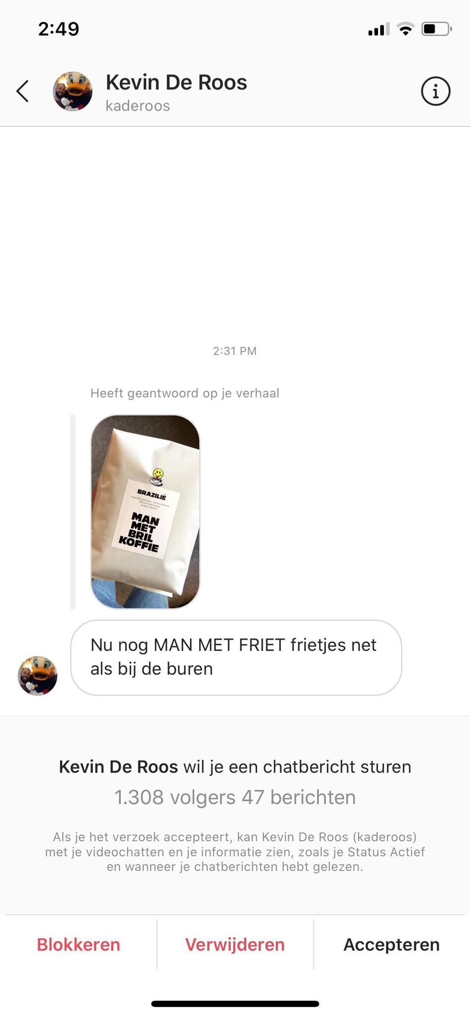 Nu nog naar Man Met Friet-frietjes. Paul Sharo