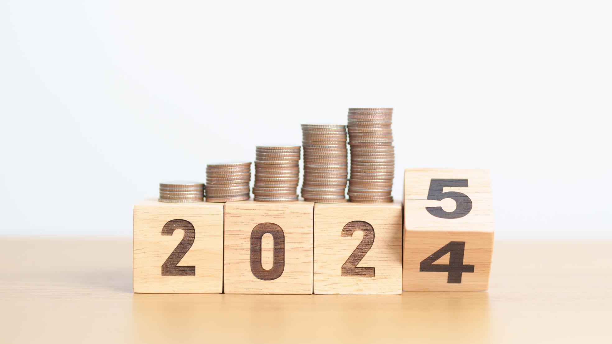 Van 2024 naar 2025. Shutterstock