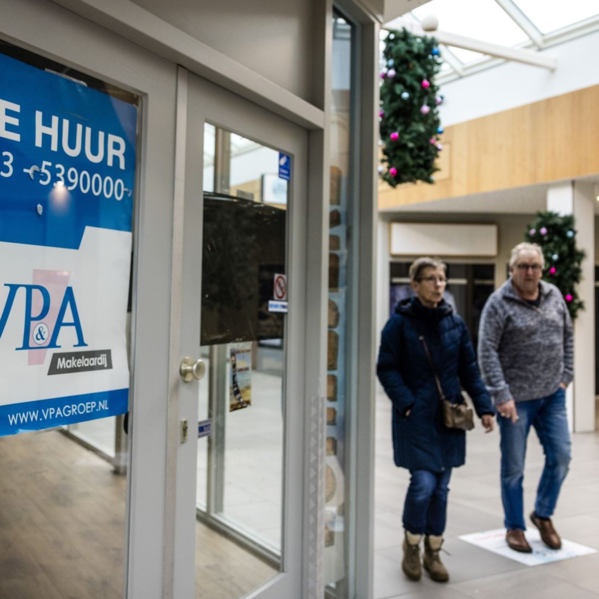 retail winkelstraat leegstand overheid belasting inflatie noodplan