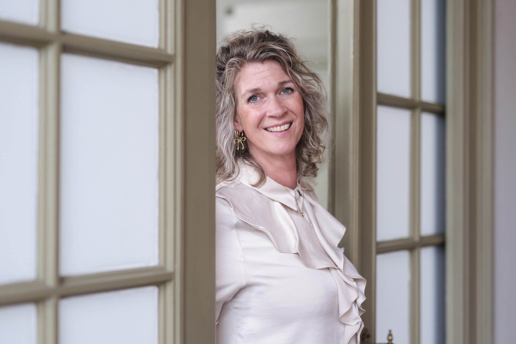 Ondernemer Marije van der Windt vertelt over hoe het is om te leven met stotteren. Foto: Jan Ruland van den Brink
