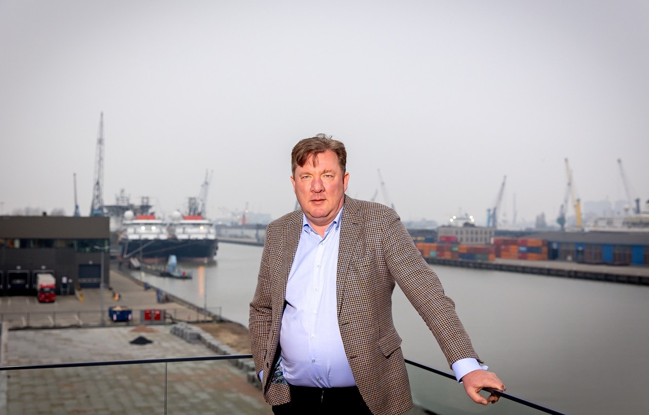 Niels Groenewold, directeur van VT Group. Voor de Ondernemer. Foto Bart Hoogveld Niels Groenewold, directeur van VT Group.  Foto Bart Hoogveld