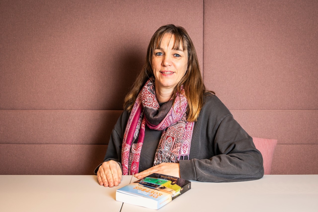 Masja de Vogel, auteur van De Soepbus. Foto: Dingena Mol / De Ondernemer